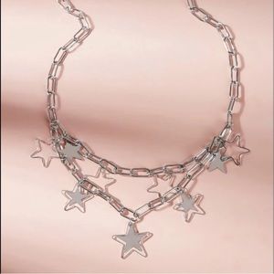 Star shaped chain necklace